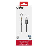 SBS - Adapter USB-C / 3.5mm Jack, black