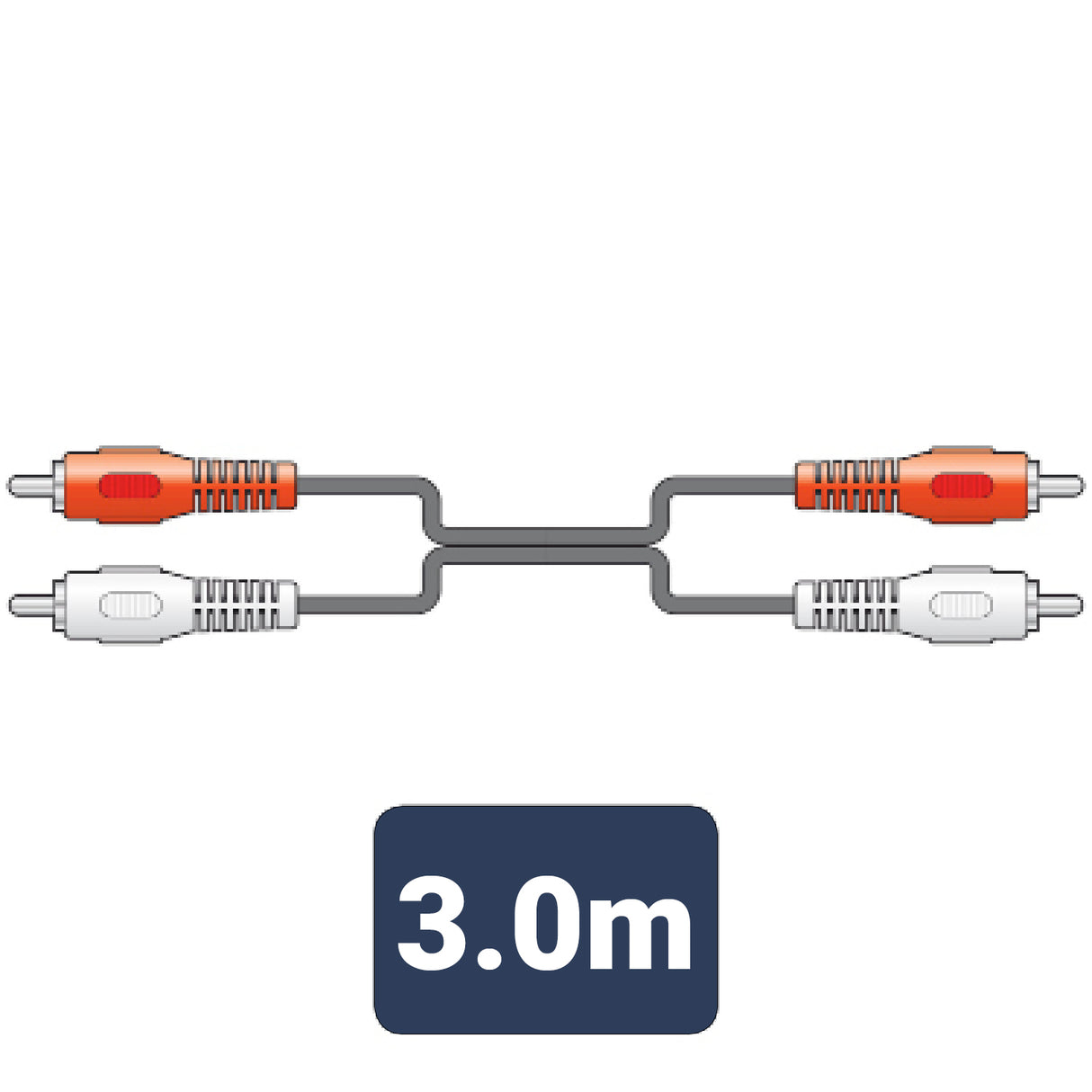 2RCA M - 2RCA M Lead 1.2m
