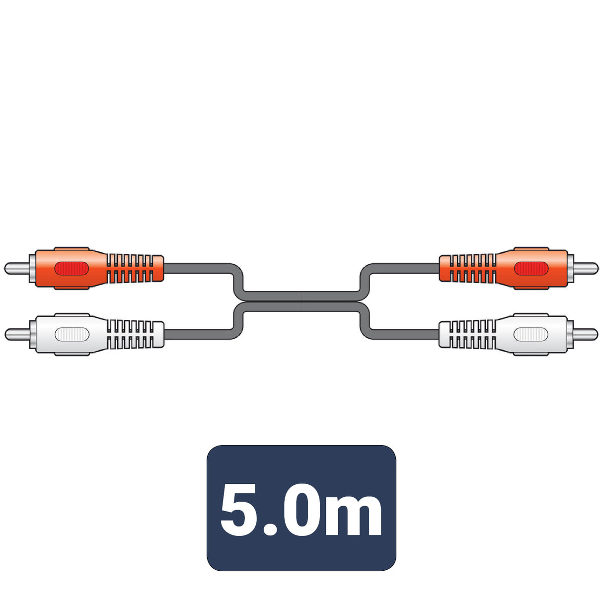 2RCA M - 2RCA M Lead 1.2m