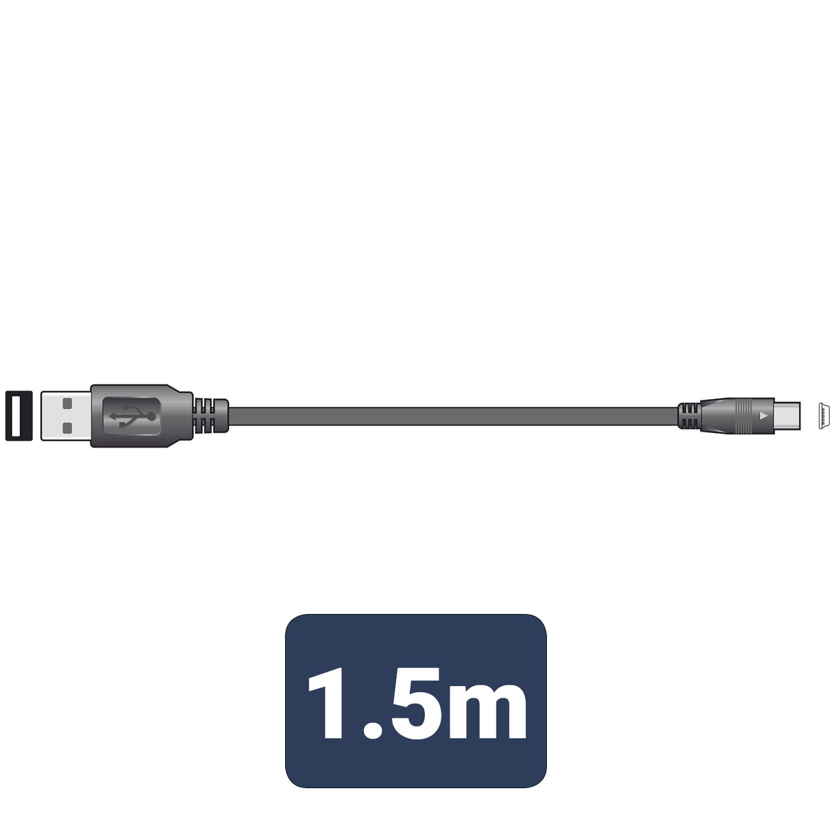 USB 2.0 Type A Plug to Mini Type B Plug