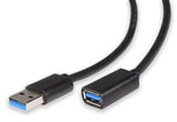 USB 3.0 Type-A Plug to Type-A Socket Leads