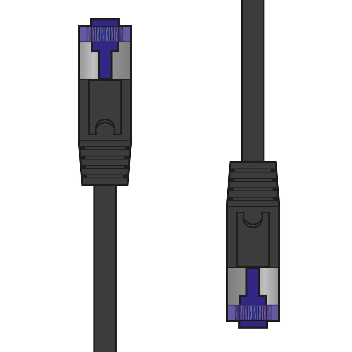 Cat7 S/FTP RJ45 Ethernet Patch Leads