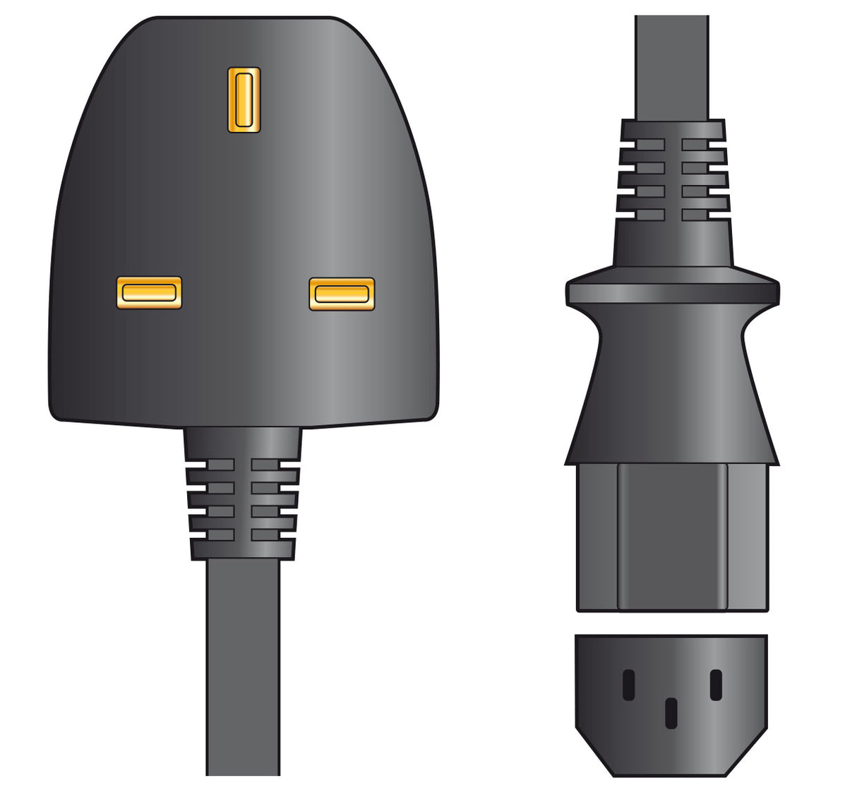 Mains Power Leads UK - IEC 10A