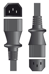 Mains Power Extension Leads IEC Plug - IEC Socket