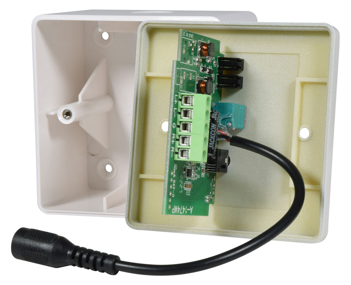 Bluetooth Receiver Wallplate and Backbox v2