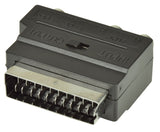 Scart to RCA and S-Video Switchable Adaptor
