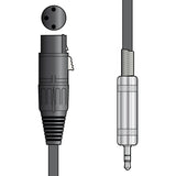 Classic Audio Leads XLR Female - 3.5mm TRS Jack Plug 0.5M