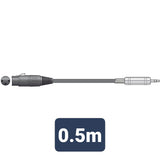 Classic Audio Leads XLR Female - 3.5mm TRS Jack Plug 0.5M