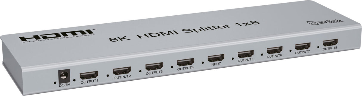 8K HDMI Splitter with EDID 1x8
