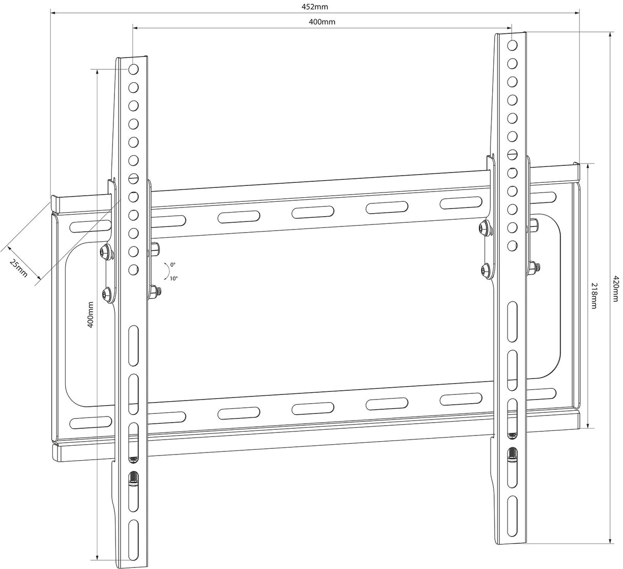 Tilting TV Wall Bracket 26" TO 55"