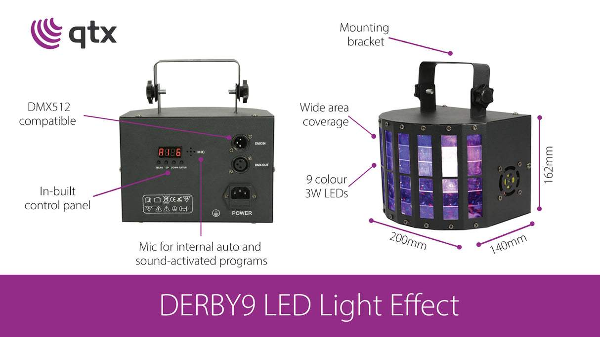Derby 9 DMX
