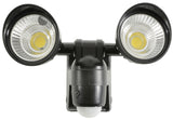Battery Powered Motion Sensor Twin LED Floodlight
