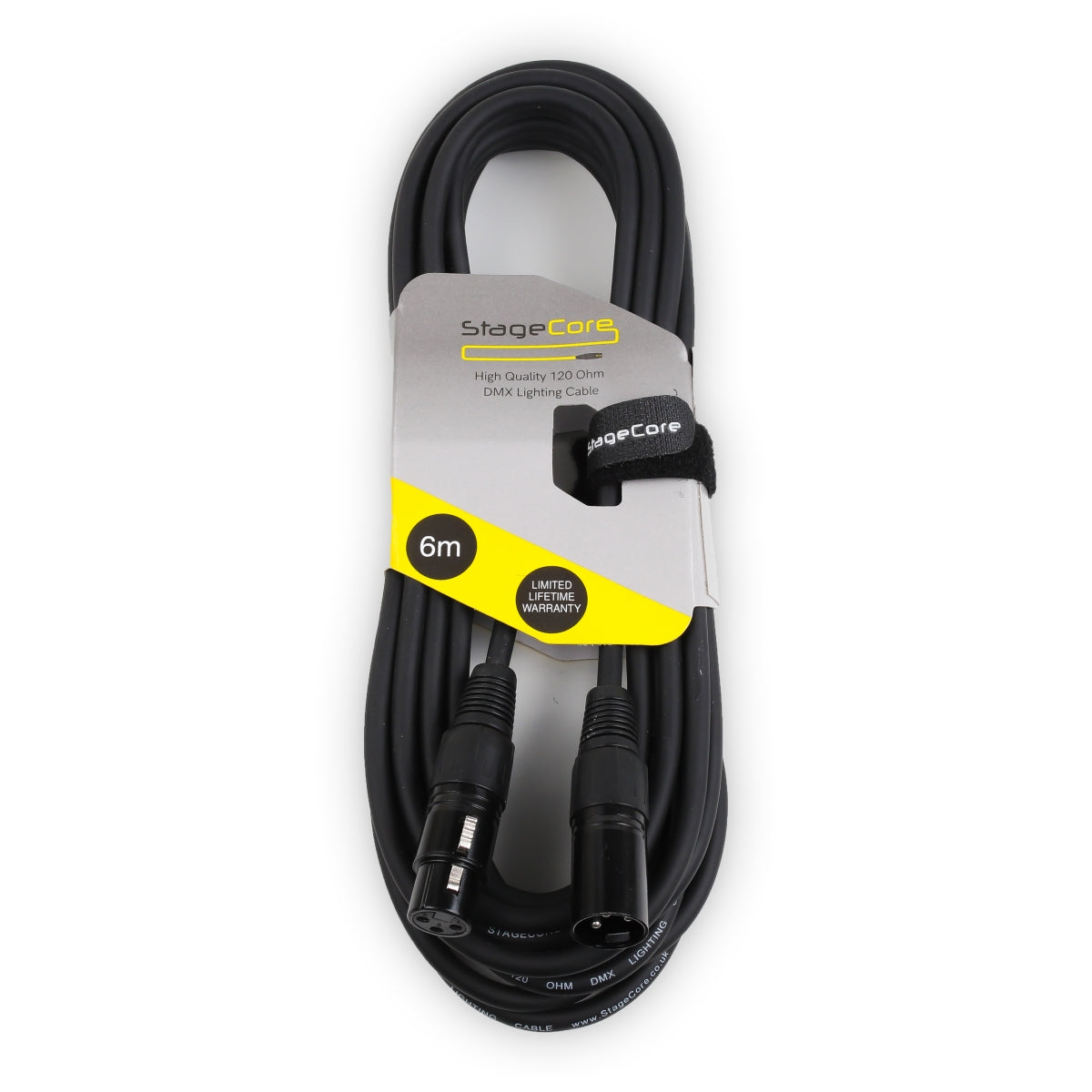 DMX Cable 120 ohm 3 Pin 6m