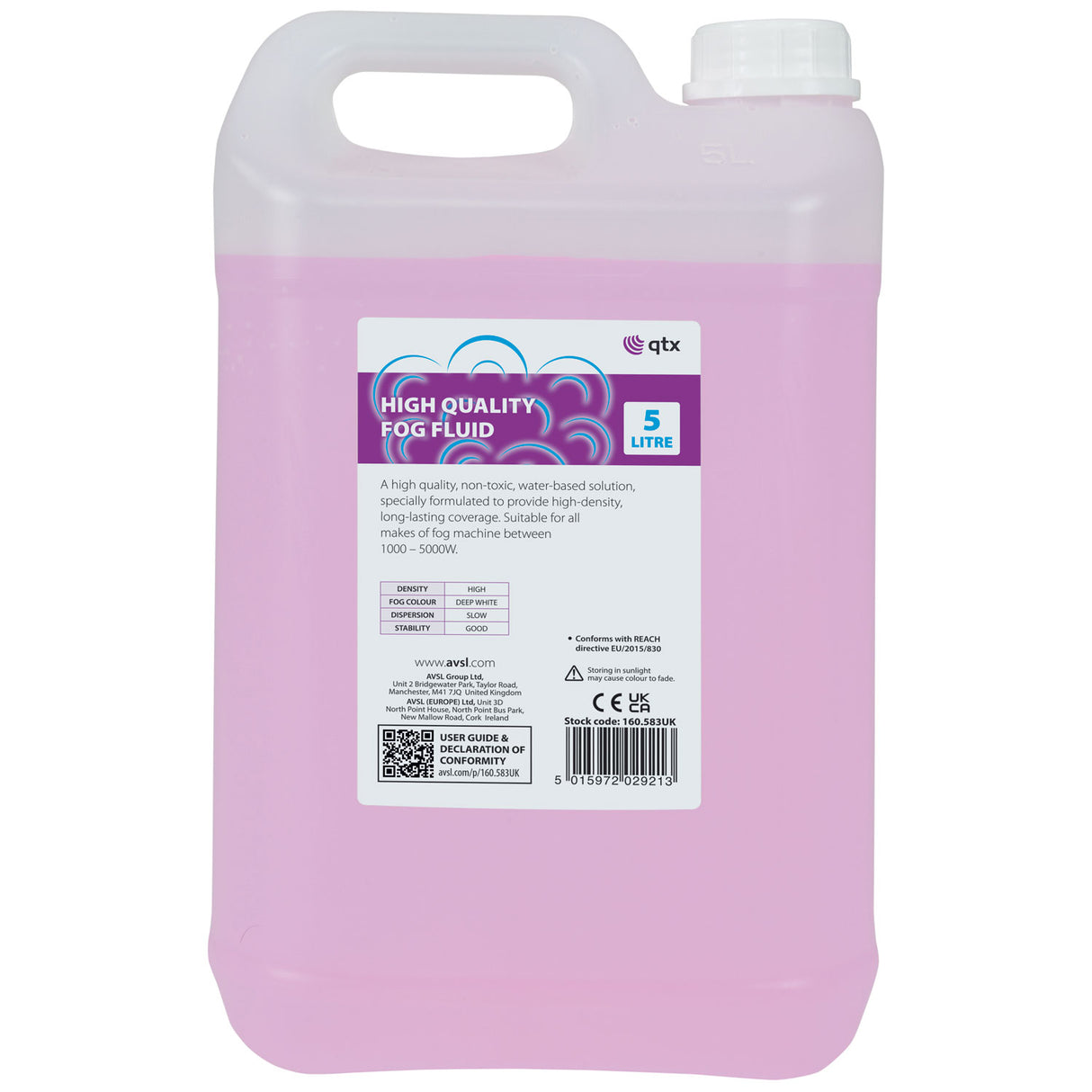 QTX  High Quality Fog Fluid