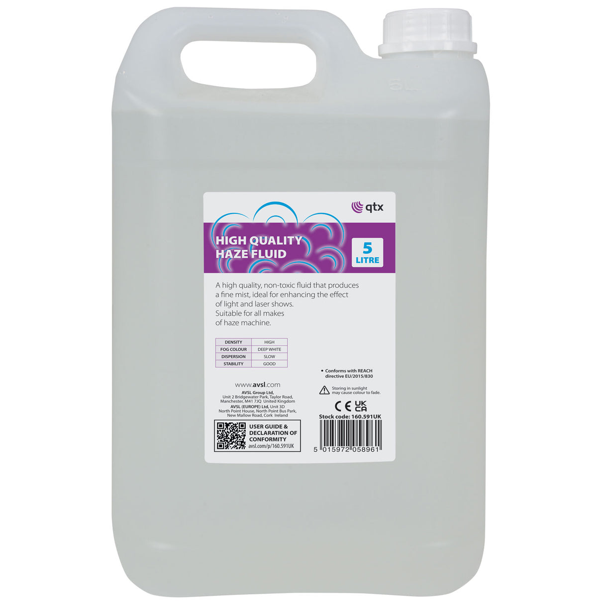 High Quality Haze Fluid 5 Litre