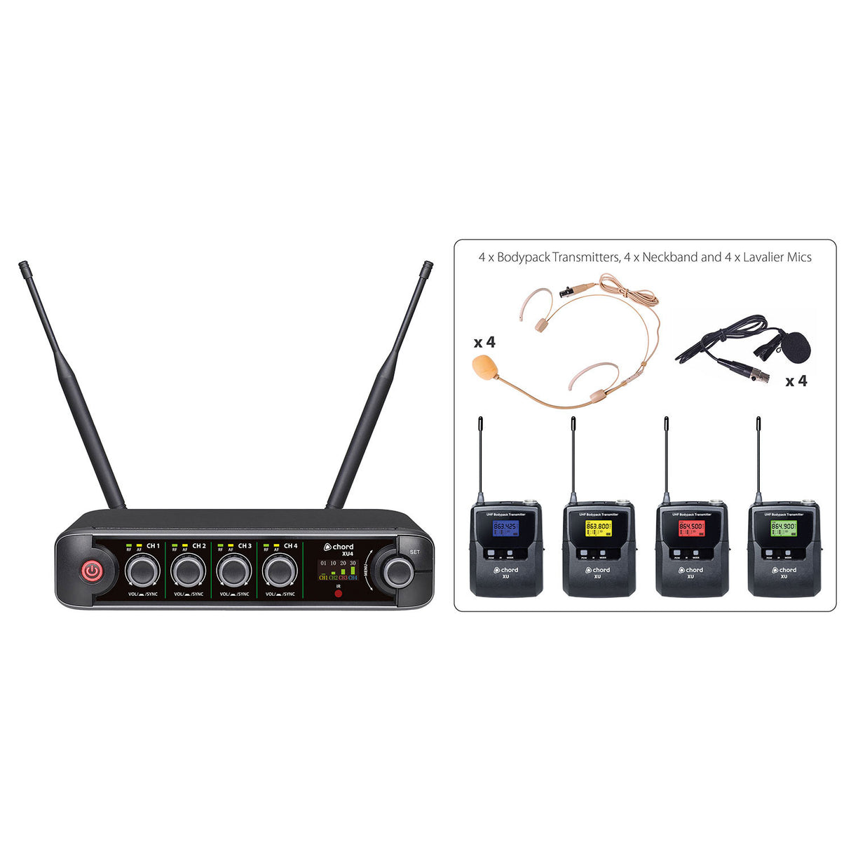 XU series UHF Microphone Systems