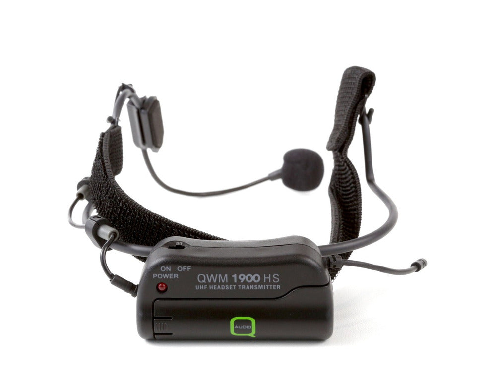 Q-Audio QWM 1900 HS Wireless UHF Microphone System