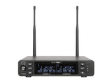 QWM 1960 V3 BP UHF Dual Channel True Diversity Belt Pack Wireless Mic System