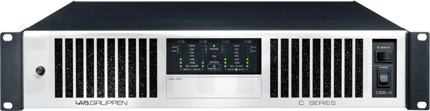 C68:4 - 4 Channel Installation Amplifier