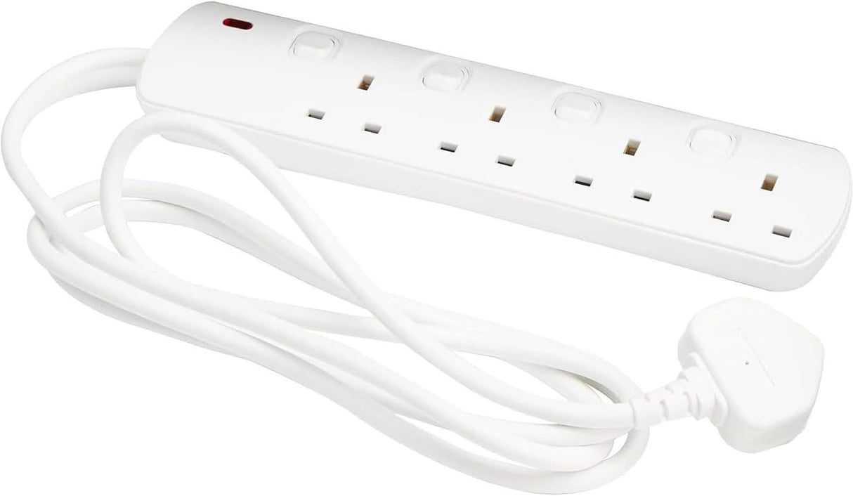 4 Gang Switched Extension Lead