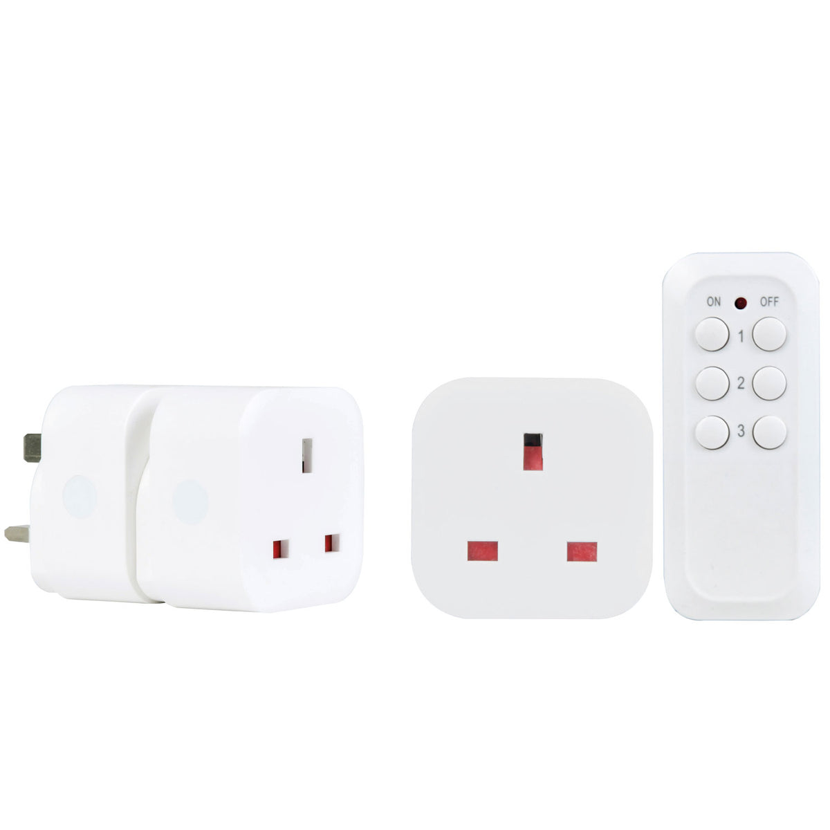 Programmable/Self-learning Wireless Remote Control Sockets (3 PACK)