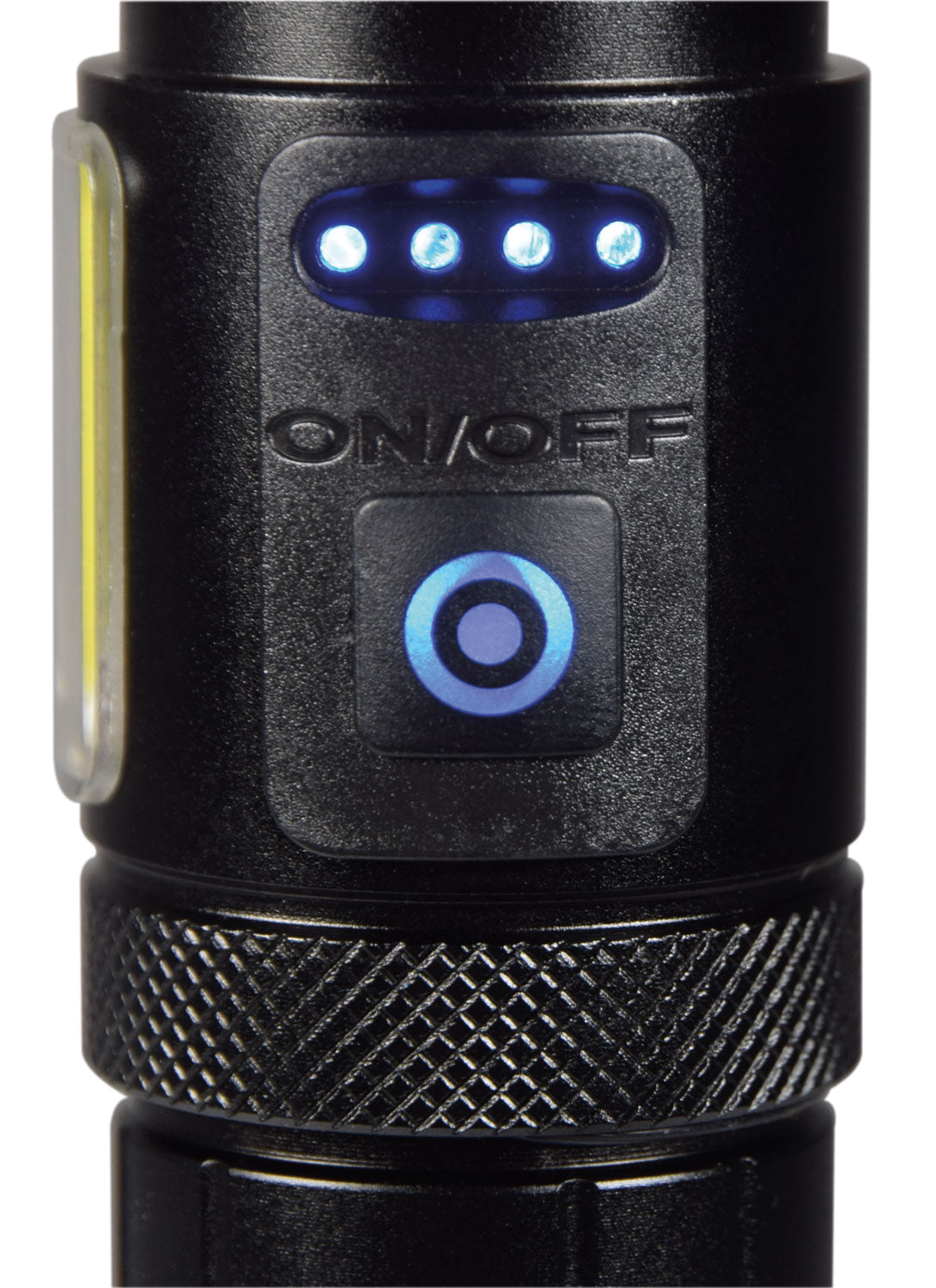Rechargeable LED torch & side/warning light