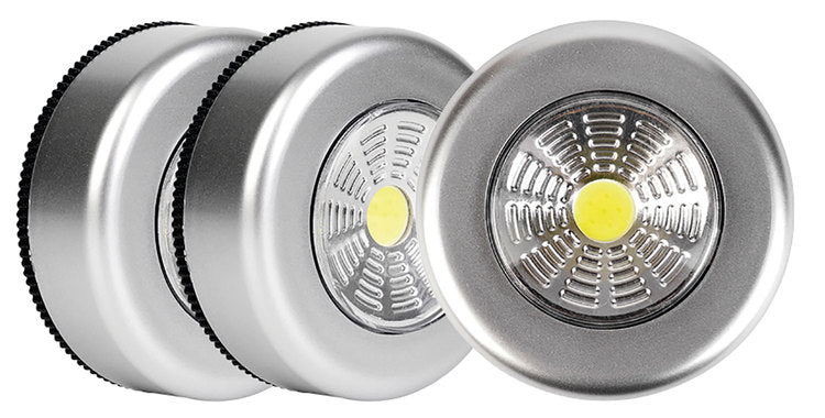 COB LED Push Light (3 Pack)