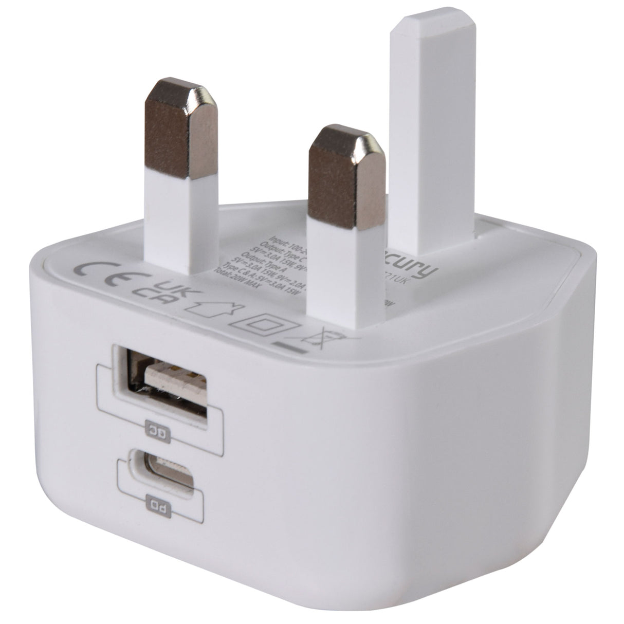 Fast Charge 20W PD USB A&C Charger