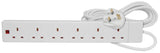 6 Gang Extension Leads 5M