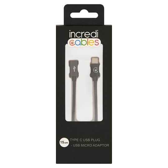 Usb C Plug to Micro usb socket 15cm