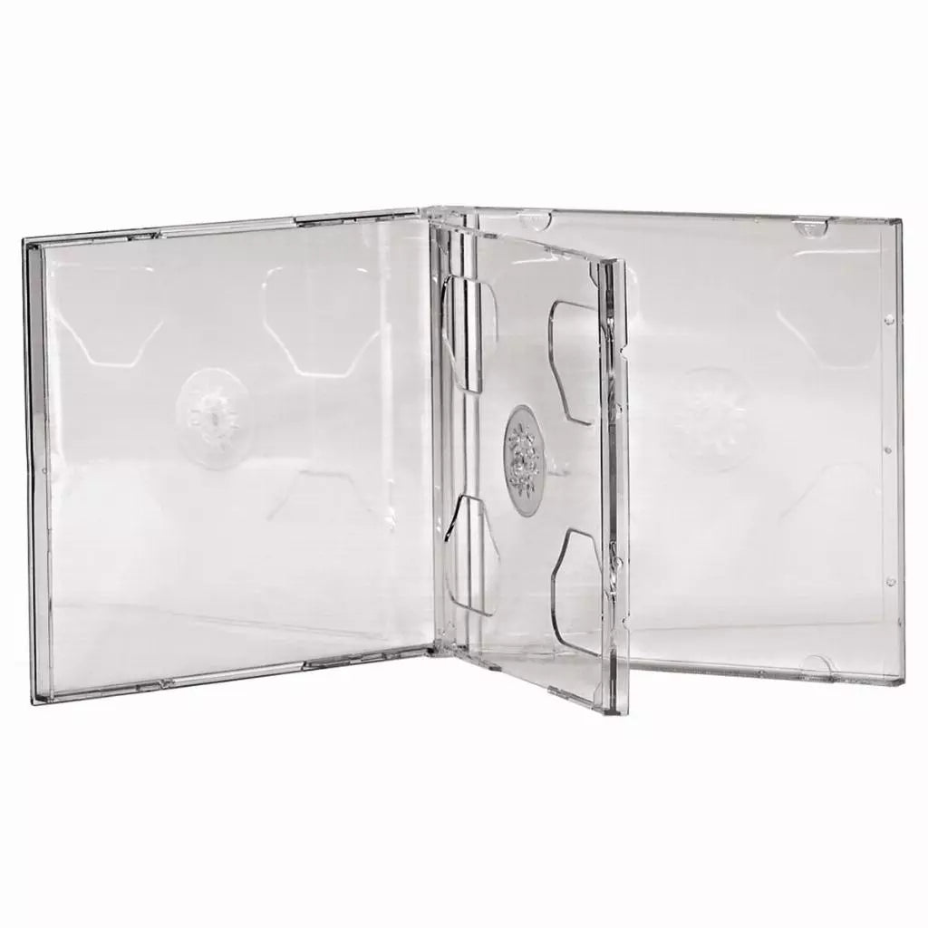 Hama Double CD Jewel Cases Transparent Pack of 5 Disc