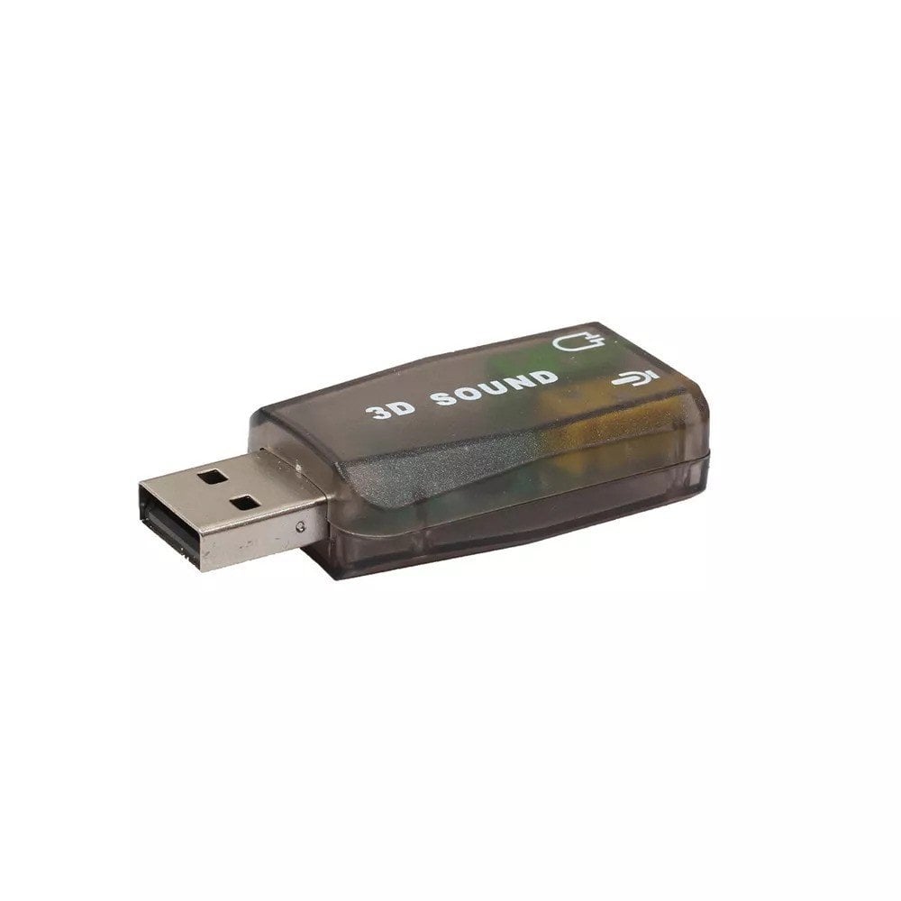 5.1USB to 3.5mm mic headphone Jack Stereo Headset 3D Sound Card Audio Adapter PC