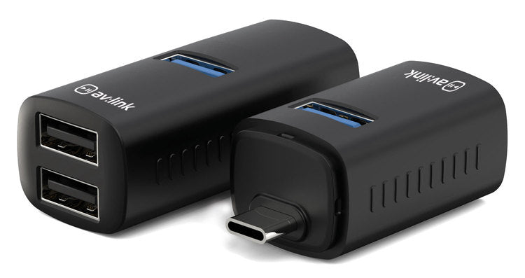 3 Port Mini USB Type-C Hub