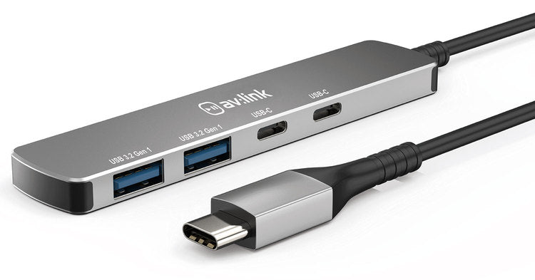 4 Port Ultra-Slim USB3.2 Type-C Hub