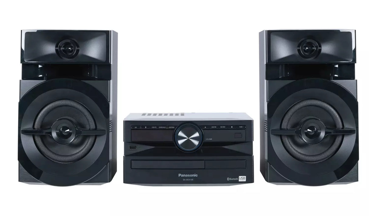 Panasonic SCUX100EK 300W Mega sound Party Hi-FI System Bluetooth CD FM Radio