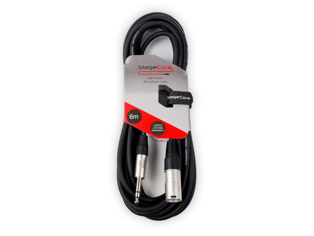 Stagecore Male XLR - 6.3mm Stereo Jack