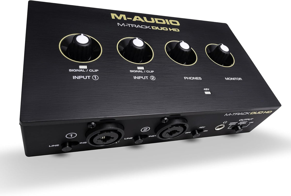 M Audio Dual M-Audio M-Track Duo HD 2-Channel Interface – Electronic Centre