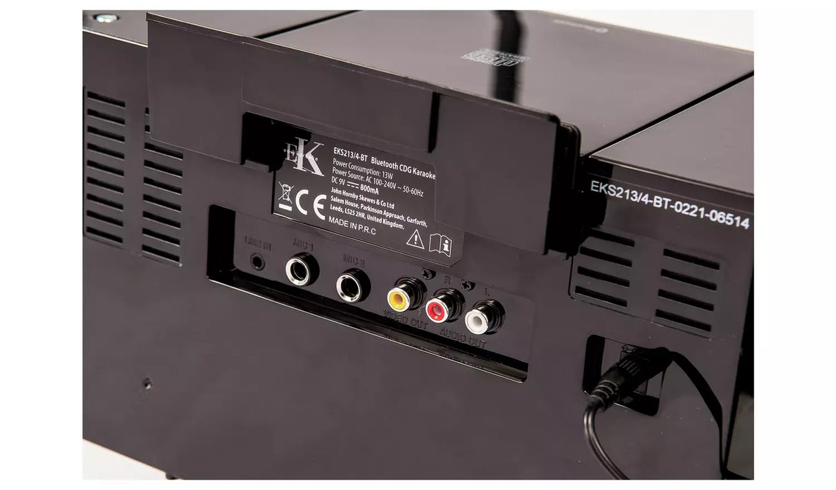 Easy Karaoke EKS213-BT Bluetooth Karaoke Machine