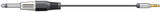 Classic Audio Lead 3.5mm Stereo Jack Plug - 6.3mm Mono Jack Plug