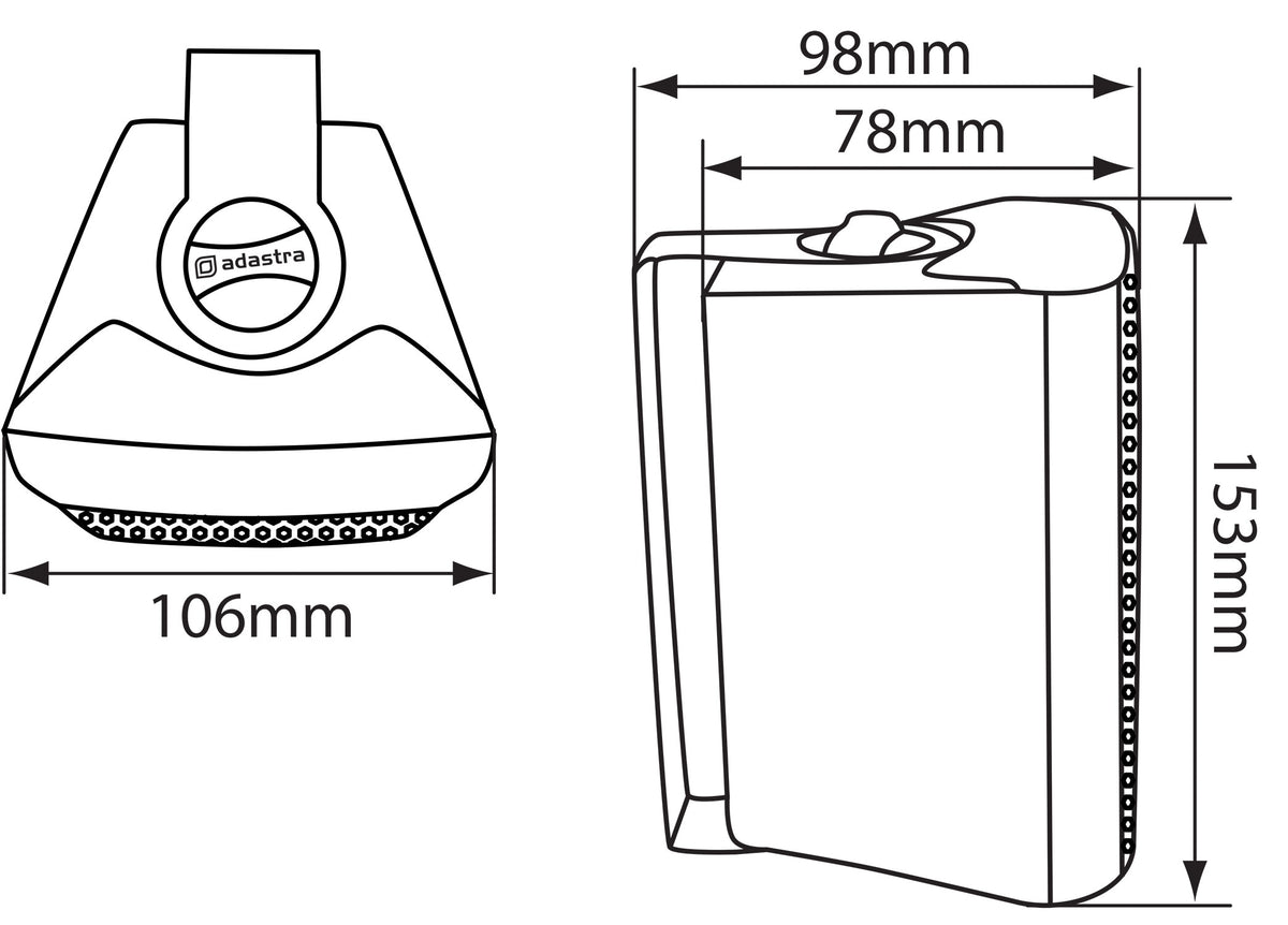 BC Series - 100V Indoor Speakers 3" Black each