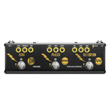 Donner X Third Man Hardware Multi-Effect Pedal, Triple Threat 3-in-1 Analog Guitar Pedal Distortion Phaser Echo Pedal with Adapter for Electric Guitar