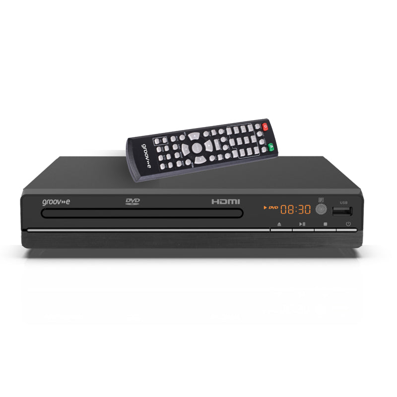 Groov-e GVDP03BK Compact DVD Player with HDMI