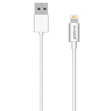 Groov-e GVMA041WE MFI Lightning to USB-A Charging Cable 1M - White