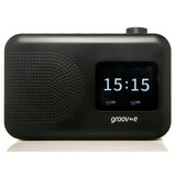 Groov-e GVDR06BK Berlin Portable Colour Screen DAB/FM Radio with Bluetooth - Black
