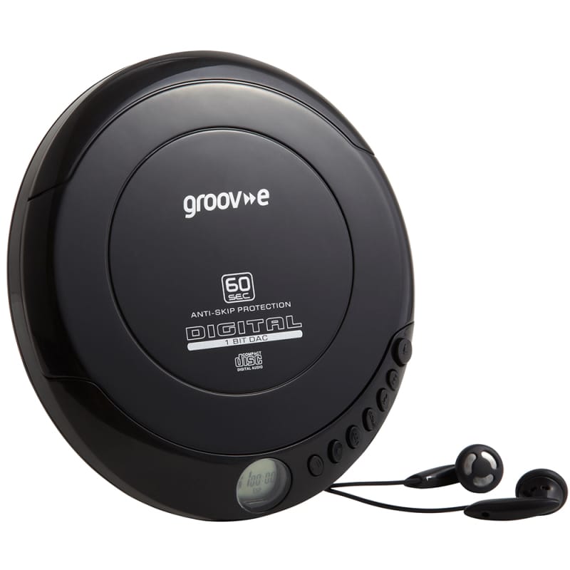 Groove Retro Anti-Skip Personal CD Player