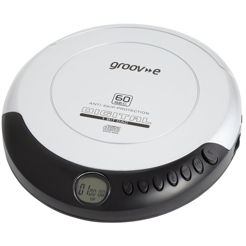 Groove Retro Anti-Skip Personal CD Player