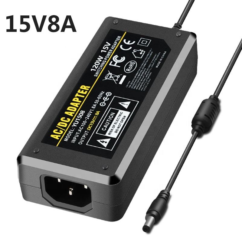 15V 8A 40W DC Power Supply Adapter