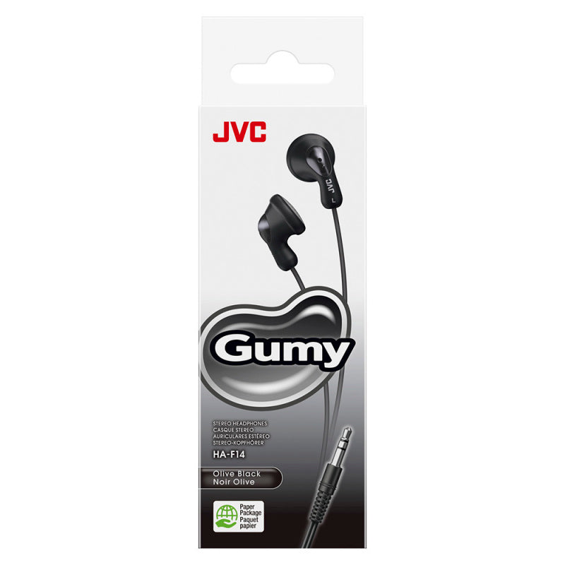 Gumy Stereo Headphones - Olive Black