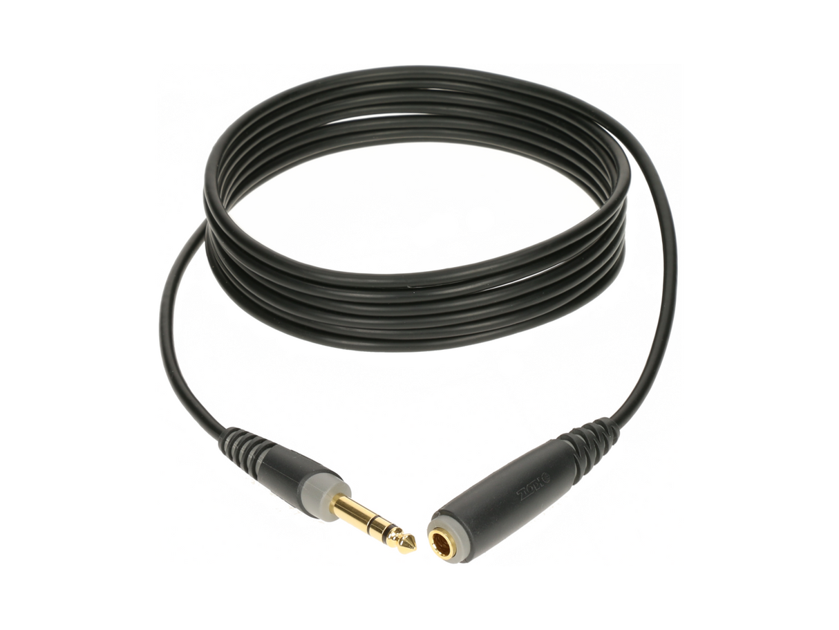 headphone extension TRS 6.3 mm - TRS socket 6.3 mm