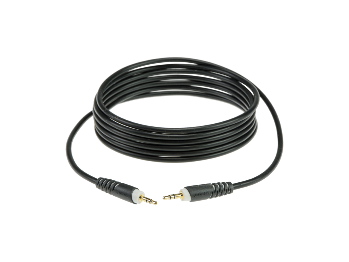 Stereo mini jack cable gold-plated contacts